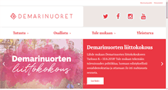 Desktop Screenshot of demarinuoret.fi