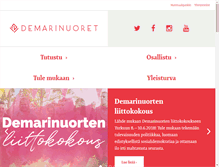 Tablet Screenshot of demarinuoret.fi